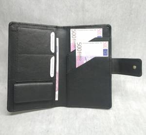 Funda de Pasaporte de Cuero con Estampado de Cocodrilo, de Lujo, Premium, con Bolsillo para Teléfono Móvil, Organizador de Viaje, Monedero, Protección RFID, a la Moda - Product Image 2