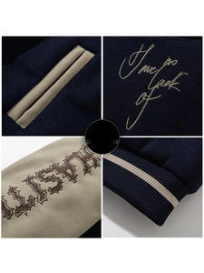 Nouvelle couleur, veste universitaire confortable pour homme et femme, utilisation en extérieur, coupe-vent, respirante, vêtements d'hiver tendance, haute qualité - Product Image 6