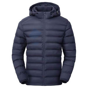Usine directe hommes couleur bloc hiver doudoune décontracté coupe ample bulle manteau isolé doublure OEM/ODM marque en vrac - Product Image 1