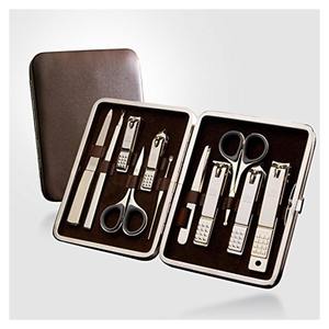 Chuyên Nghiệp Cầu Vồng Làm Móng Tay Kit Móng Chân Thiết Lập Móng Tay Mới Tập Tin & Cắt Với EMS Công Nghệ Vật Liệu Thép Da Sang Trọng Trường Hợp - Product Image 1