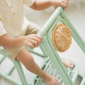 Natural Rattan Rocking <b>Chair</b> Toy for Kids Handmade Wicker Rocking Seat <b>Toddler</b> Rattan Rocker Nursery Playroom Rattan Kids <b>Chair</b> - Product Image 5