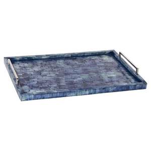 Plateau de service en incrustation d'os fait à la main indien pur décoratif modèle différent Lametier disponible à Singapour - Product Image 2