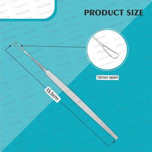 El mejor precio Snellen Loop Vectis Lens Expressor 125mm Instrumentos quirúrgicos oftálmicos alemanes de acero inoxidable de Vaslcare - Product Image 2