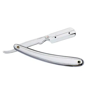 Rasoir professionnel en acier inoxydable rasoir de sécurité manche en bois lame japonaise rasoir pliant Instruments chirurgicaux - Product Image 1