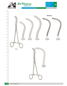 Pince en acier inoxydable Guyon de haute qualité pour les reins, instruments d'urologie, pince de 24 cm A-1 VERITAS Instruments d'urologie chirurgicale - Product Image 6