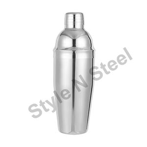 Shaker à cocktail de luxe en acier inoxydable de 750 ml Mélangeur de boissons en métal pour Mocktail Shaker à protéines Couleur Premium 750 ml en acier inoxydable - Product Image 3