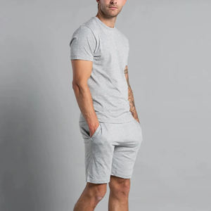 Ropa informal de verano, conjunto de 2 uds para hombre, logotipo impreso DTF personalizado, artículo más vendido de verano, conjunto de pantalones cortos y camisas de dos piezas para hombre - Product Image 5