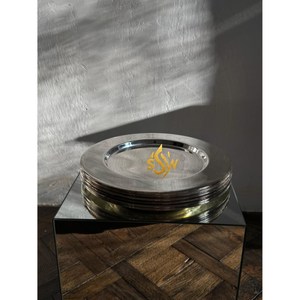 Plateau de service Dernière conception Hôtel et cuisine Forme ronde Plateau de service alimentaire Superbe qualité Taille personnalisée à bon prix en vente - Product Image 6