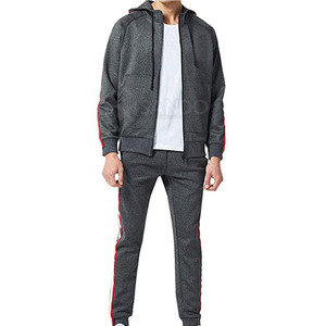 New Arrival Wholesale Men <b>Jogging</b> <b>Suit</b> Solid Color Casual Fashion Two Piece Men <b>Jogging</b> <b>Suit</b> - Product Image 3