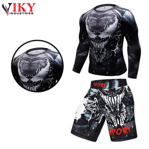 Rashguard de BJJ, Traje Deportivo de Compresión para Entrenamiento de Boxeo y Fitness, Buena Venta, Trajes de Muay Thai, Jiu-Jitsu y MMA de Viky Industries - Product Image 5