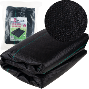 Agro-textile épais anti-mauvaises herbes, agro-textile 2x20m, noir anti-mauvaises herbes, 40m2 - Product Image 1