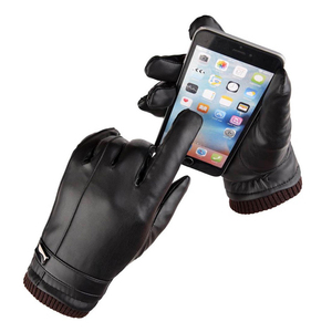2023 guantes de vestir de cuero de piel de cabra de moda para hombres y mujeres de la mejor calidad para actividades al aire libre conducir Ciclismo de Invierno - Product Image 6