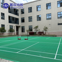 Dalles de terrasse modulaires à emboîtement pour terrains de basketball et de badminton extérieurs, imperméables, antidérapantes, avec système de clic, pour le sport