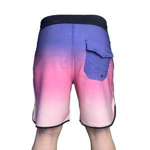 Shorts de Baño para Hombre con Degradado de Color, Bolsillo, Secado Rápido, Cintura Elástica, Casuales, Cortos - Product Image 5