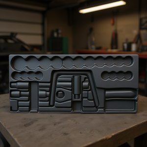 Usag Thermoformed Module for <b>Tool</b> <b>Storage</b> for Ratchets Sockets Accessories (Empty) - Product Image 3