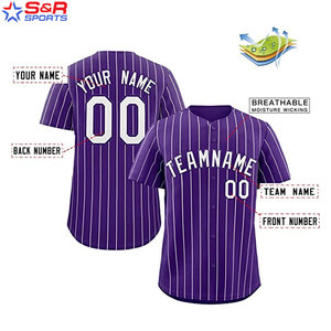 Nueva camiseta de béisbol Venta caliente Fábrica Nuevo Último diseño Camiseta de béisbol personalizada Camiseta de béisbol de alta calidad hecha a medida - Product Image 2