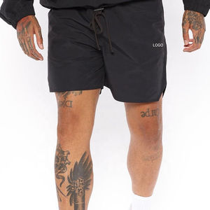 เสื้อแจ็คเก็ตกางเกงขาสั้นของผู้ชายชุด2ชิ้นกางเกงขาสั้นเอวยางยืดระบายอากาศมีกระเป๋าโลโก้ออกแบบได้ตามต้องการ - Product Image 6