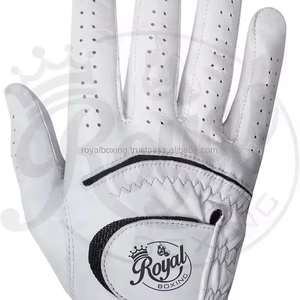 El mejor guante de golf Cuero de oveja completo Logotipo personalizado Color blanco Guante de golf Mano izquierda - Product Image 3