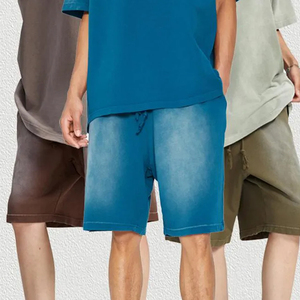 Short délavé à l'acide pour hommes le plus vendu, léger et à séchage rapide, fabriqué sur mesure avec multi-poches respirantes et motif solide - Product Image 3