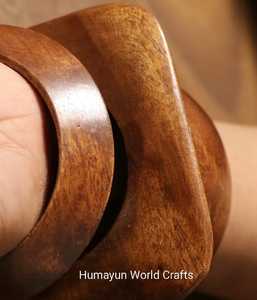 Bracelets en bois personnalisables à la mode pour les filles et les femmes pour les festivals de fête - Product Image 5