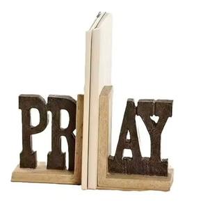 ชุดที่คั่นหนังสือสับปะรดสีทองสุดหรู2ชิ้นสำหรับโฮมออฟฟิศและการตกแต่งชั้นวางหนังสือที่มีสไตล์ทำด้วยมือจากอินเดีย - Product Image 1