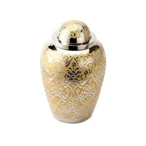 Suministros funerarios Urnas de cremación para cenizas humanas Diseños personalizados estándar clásicos Diseño de urnas de cremación para adultos de latón macizo - Product Image 2