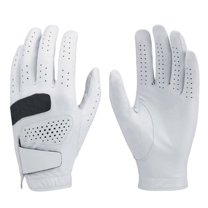 Cabretta ถุงมือกอล์ฟหนังพียูแท้สำหรับมืออาชีพ, ถุงมือกอล์ฟด้านขวามีตะขอแบบห่วงปิดแบบนุ่มพิเศษระบายอากาศได้ดี - Product Image 1