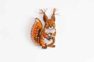 Trendy <b>Ethnic</b> Red Colour Ice Cream Style Seed Beads Embroidered Earrings Colorful Beaded Embroidery for Daily Party Wear - Product Image 2