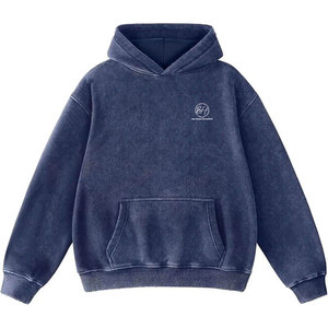Service OEM, faible MOQ, sweats à capuche basiques respirants pour hommes, effet délavé à l'acide, dernier design, sweats à capuche effet délavé à l'acide les plus vendus pour la vente en ligne - Product Image 1