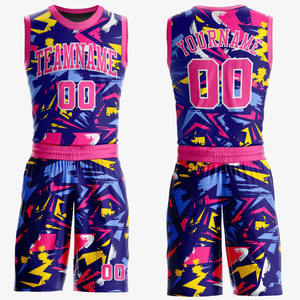 Uniforme de basket-ball d'excellente qualité pour hommes personnalisé en gros grande taille à séchage rapide et respirant pour les sports d'été - Product Image 5