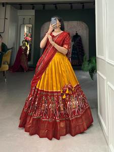 Envío listo Último nuevo diseño Gujarati Estilo cultural Hermoso bordado Fiesta Navratri Festivo Moda Lehenga Choli Set - Product Image 6