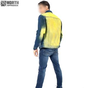 แจ็กเก็ตยีนส์ระบายอากาศได้ดีสำหรับผู้ชายแจ็กเก็ตเดนิมระบายอากาศได้ดีสินค้ามาใหม่ดีไซน์ไม่เหมือนใคร - Product Image 4