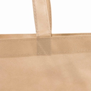 EcoFriendly Promo Durable Non Woven Tote <b>Bag</b> Medium <b>Long</b> Fabric PP Letter Screen Printing Recyclable for Daily Use Advertising - Product Image 5