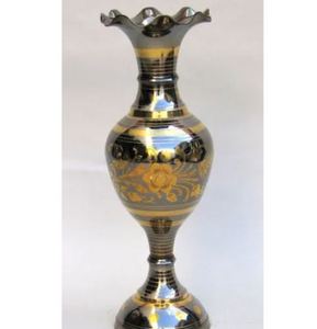 High Quality Brass Flower <b>Vases</b> 14" Inch Home Decorative Brass Metal Flower <b>Vase</b> Manufacturer Exporters of Flower <b>Vases</b> - Product Image 1
