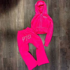 2025 pantalones de chándal con capucha conjuntos de Jogger pantalones Cargo chándales Unisex SweatSuits2 piezas conjunto Amir mujeres chándal precio razonable - Product Image 2