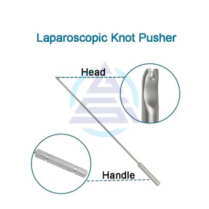 Empujador de nudo laparoscópico, herramientas de entrenamiento de simulación de Cirugía de laparoscopia, instrumentos Laparoscópicos de acero inoxidable - Product Image 5
