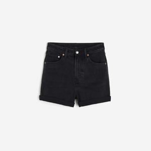 Shorts en jean vintage pour femmes, coupe ample, taille ultra haute, shorts en jean décontractés, légers, mode estivale - Product Image 2