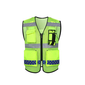 Compre la mejor tela personalizada Hi Vis Trabajadores DE LA CONSTRUCCIÓN Chalecos DE SEGURIDAD transpirables reflectantes para unisex - Product Image 5