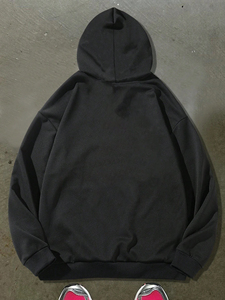 Sudaderas y Hoodies Personalizadas al por Mayor de Alta Calidad con Estampado Puff, 100% Algodón, 550 Gramos, Estilo Urbano para Hombre - Product Image 2