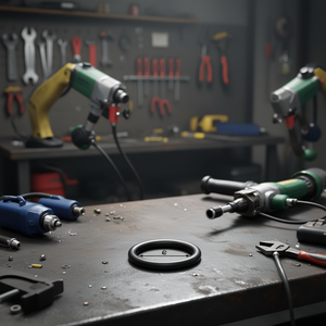 อุปกรณ์เสริมและอะไหล่เครื่องมือลมแบบวงแหวนนิรภัย ยี่ห้อ Usag ชุด 10 ชิ้น - Product Image 3