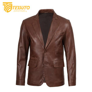Chaqueta de Cuero de Invierno para Hombre Hecha a Medida al por Mayor, Cuello Alto de Alta Calidad, Transpirable e Impermeable, Estilo Formal - Product Image 6