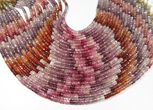 Cuentas Redondas de Espinela Natural de Alta Calidad, Microfacetadas, 3.5mm, 12 Hilos, Piedras Preciosas con Corte Briolette, Multicolores, para Colgante - Product Image 3