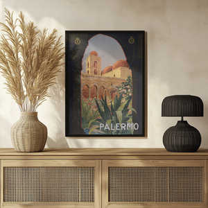 Mural de Pared de Palermo (Sicilia) para Agregar un Toque de Encanto Italiano Auténtico a tu Espacio - Product Image 3