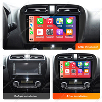 MEKEDE & NAVIFLY X SERIES Android voiture multimédia vidéo voiture écran IPS 2 + 32GB système pour Mitsubishi Mirage Attrage 2012-2018