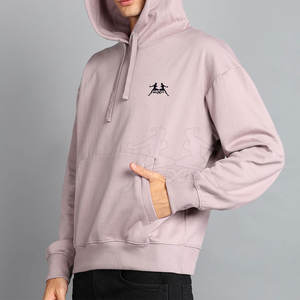 Sudadera con capucha de algodón cálida para hombre con Capucha forrada y corte clásico transpirable básico Sudadera con capucha de algodón para hombre con capa interior suave - Product Image 3
