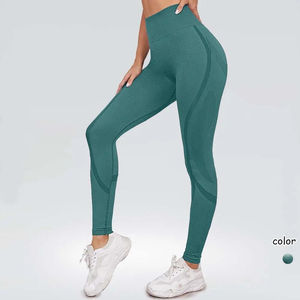 Leggings de Cintura Alta para Mujer, para Yoga, Ejercicio y Gimnasio, Control de Abdomen, Sin Costuras, Tejido Transpirable - Product Image 4