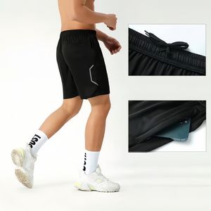 Shorts de sport pour hommes 2025 à séchage rapide, confortables et respirants, avec logo personnalisé, grande taille, taille basse, tricot tissé - Product Image 2