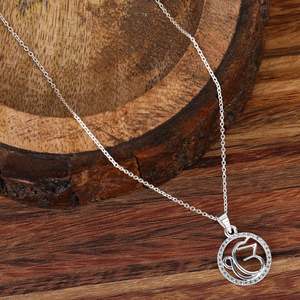 NOVAMART Fine Arihant Gems & Jewels Stylish Silver 925 Pendant for Men Women Boys Girls <b>Box</b> Chain <b>Gift</b> Wholesale Export - Product Image 5