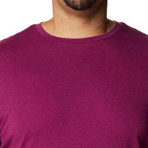 Meilleure qualité pur coton vêtements de rue hommes t-shirt uni Simple conception décontracté ample à manches courtes col rond hommes t-shirts - Product Image 6