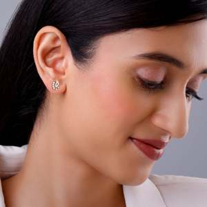 Pendientes Gold Fiona Collection Lab Grown Diamond - Product Image 1